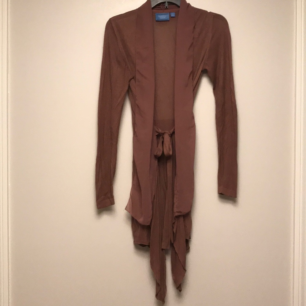 Simply Vera  Vera Wang Tie Front Sweater